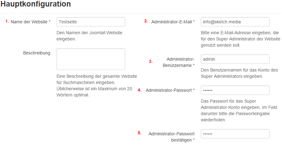 Anleitung: Joomla auf einem Webserver installieren